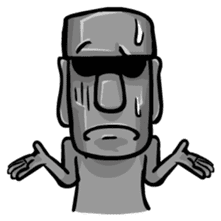 MR.Moai 2 [by Shin] sticker #2793764