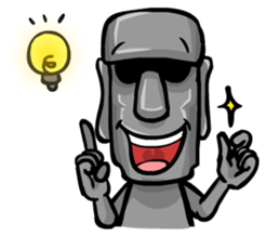 MR.Moai 2 [by Shin] sticker #2793766