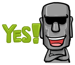 MR.Moai 2 [by Shin] sticker #2793769