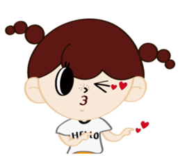 Tomboy, Monji sticker #2794035