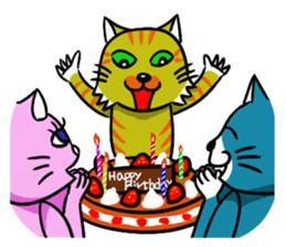 Soliloquy of the cat ver.2 sticker #2794082