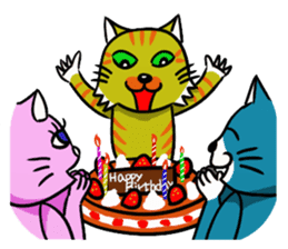 Soliloquy of the cat ver.2 sticker #2794082