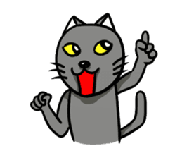 Soliloquy of the cat ver.2 sticker #2794084