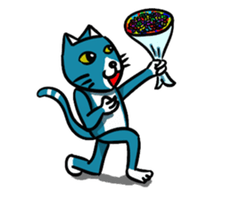 Soliloquy of the cat ver.2 sticker #2794086