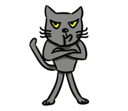 Soliloquy of the cat ver.2 sticker #2794087