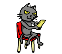 Soliloquy of the cat ver.2 sticker #2794088