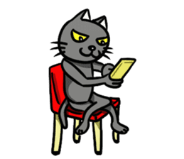 Soliloquy of the cat ver.2 sticker #2794088