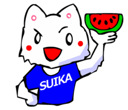 Commonly Used Word T-Shirt Wearing Cat 4 sticker #2794118