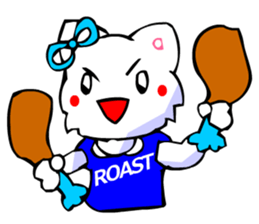 Commonly Used Word T-Shirt Wearing Cat 4 sticker #2794128