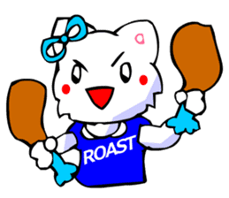 Commonly Used Word T-Shirt Wearing Cat 4 sticker #2794128