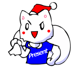 Commonly Used Word T-Shirt Wearing Cat 4 sticker #2794132