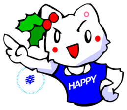 Commonly Used Word T-Shirt Wearing Cat 4 sticker #2794143