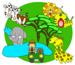 Safari Park(None dare words) sticker #2794482