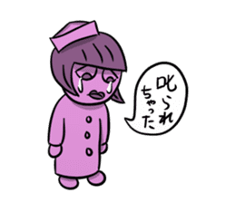 Feeling of the nurse sticker #2794674