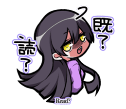 "Read"Chat battle between boys and girls sticker #2795120