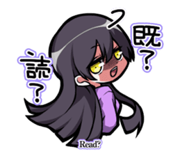 "Read"Chat battle between boys and girls sticker #2795120