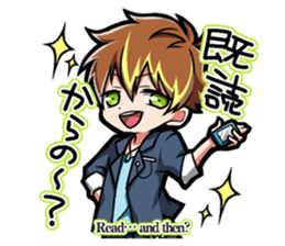 "Read"Chat battle between boys and girls sticker #2795125