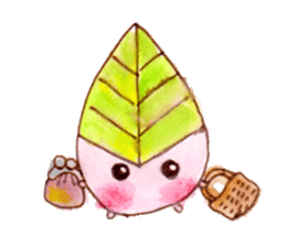Leaves of fairy Leafwa sticker #2795190