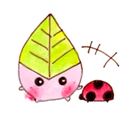 Leaves of fairy Leafwa sticker #2795197