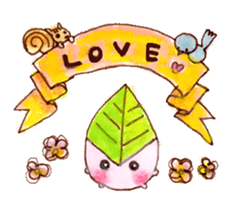 Leaves of fairy Leafwa sticker #2795206