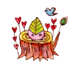 Leaves of fairy Leafwa sticker #2795211