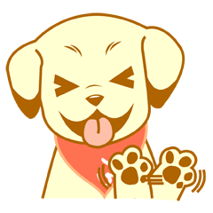 PUPPY SAY HI
