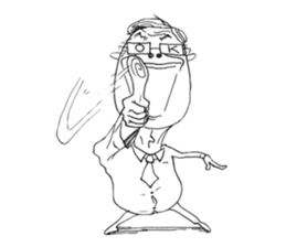 Nice bald head Guy TAKEO sticker #2795341