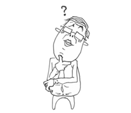 Nice bald head Guy TAKEO sticker #2795349