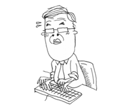 Nice bald head Guy TAKEO sticker #2795351