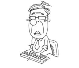 Nice bald head Guy TAKEO sticker #2795352