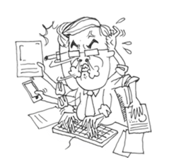 Nice bald head Guy TAKEO sticker #2795354