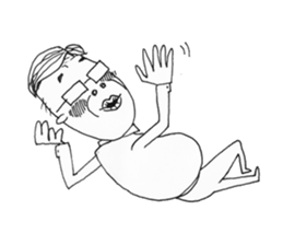 Nice bald head Guy TAKEO sticker #2795355