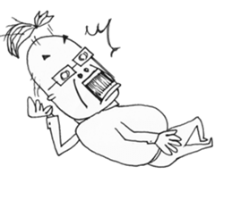 Nice bald head Guy TAKEO sticker #2795357