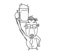 Nice bald head Guy TAKEO sticker #2795360