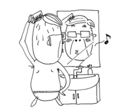 Nice bald head Guy TAKEO sticker #2795363