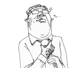 Nice bald head Guy TAKEO sticker #2795365