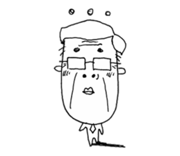 Nice bald head Guy TAKEO sticker #2795368