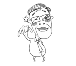 Nice bald head Guy TAKEO sticker #2795373