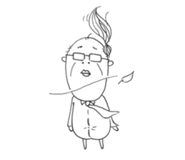 Nice bald head Guy TAKEO sticker #2795378