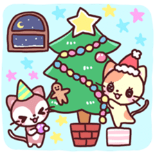 Merry Cats Christmas! sticker #2795596