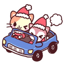 Merry Cats Christmas! sticker #2795607