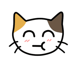 A pictographic sticker. Expressive cat. sticker #2795798