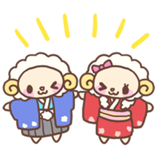 Happy Sheep New Year! sticker #2795887