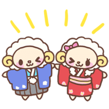 Happy Sheep New Year! sticker #2795887