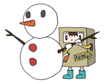 HAKO BOY in winter sticker #2795997