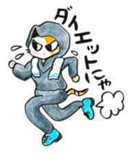 Fighting Calico Cat sticker #2796067