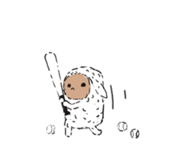 Bo the little sheep sticker #2796097