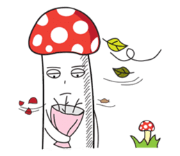 Diary of Mr.Mushrooms sticker #2796494