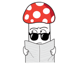 Diary of Mr.Mushrooms sticker #2796511