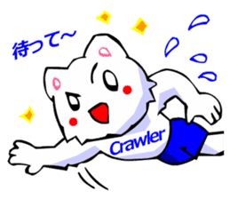 Commonly Used Word T-Shirt Wearing Cat 7 sticker #2797159